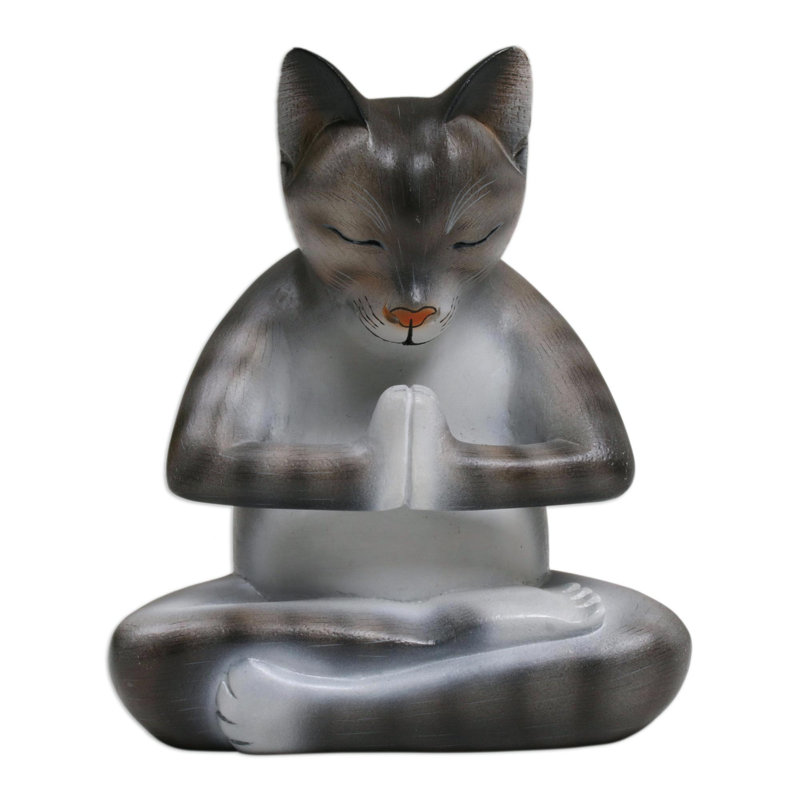 Figurine kitty méditant Ernest