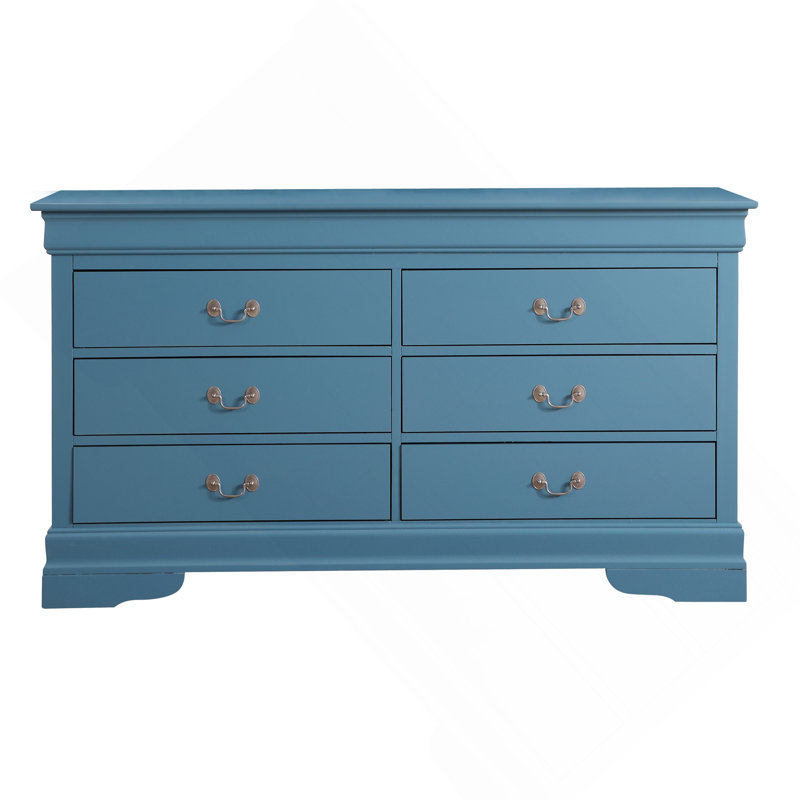 Commode traditionnelle, Bleu sarcelle 1