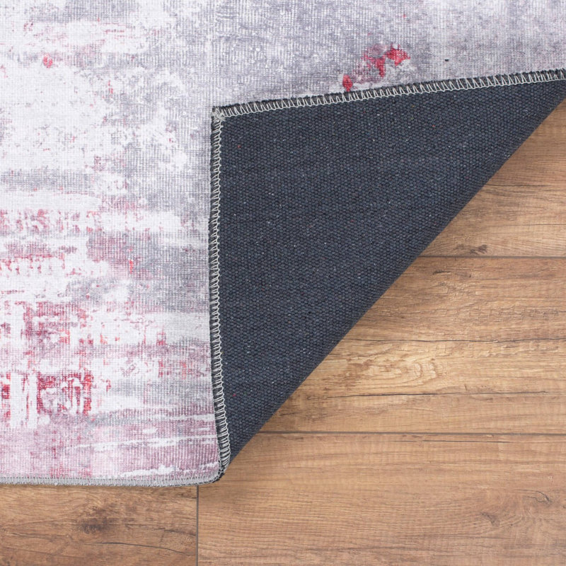 Tapis 100% polyester de qualité supérieure, 6,9 x 10,2 pi | 1850 g / m², hauteur de poils de 0,2 po | Polyester recyclé dessous | Lavable à la machine à 30 ° C | Conception douce, durable et écologique pour les espaces de vie modernes