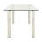 Glass Top Metal Base Dining Table-2136210940-2136210941