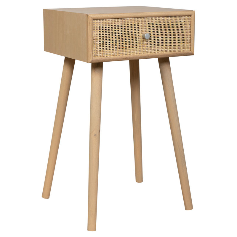 Alyona 40cm W Manufactured Wood Bedside Table