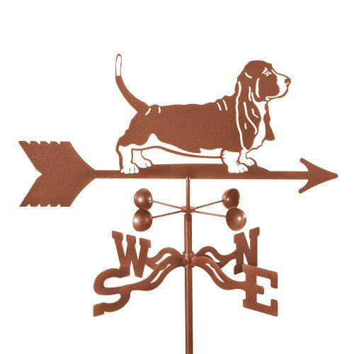 Girouette Marmo Basset Hound, Montage pour toit