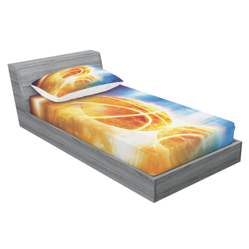 Microfiber Sheet Set, Twin Sheet Set with Fitted Sheet