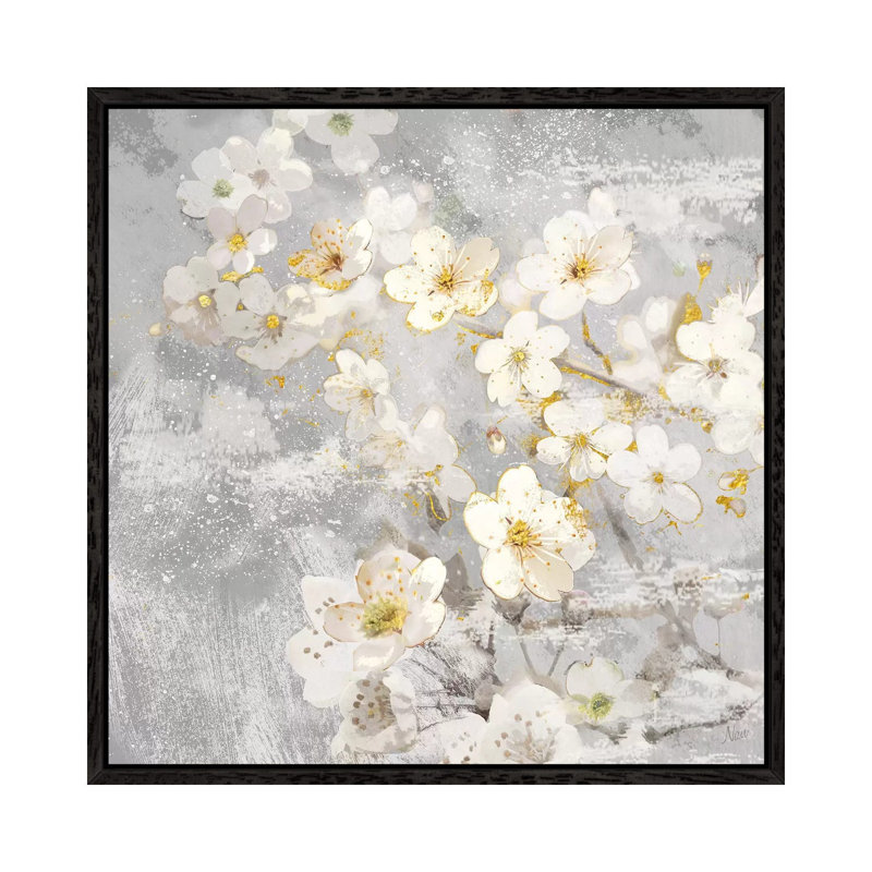 Not Just A Pretty Face II by Nan - Painting on Canvas, 45.72 cm H x 45.72 cm W, Black Framed