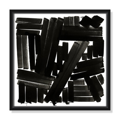 Shape of Song I by Cartissi - Floater Frame Painting on Canvas