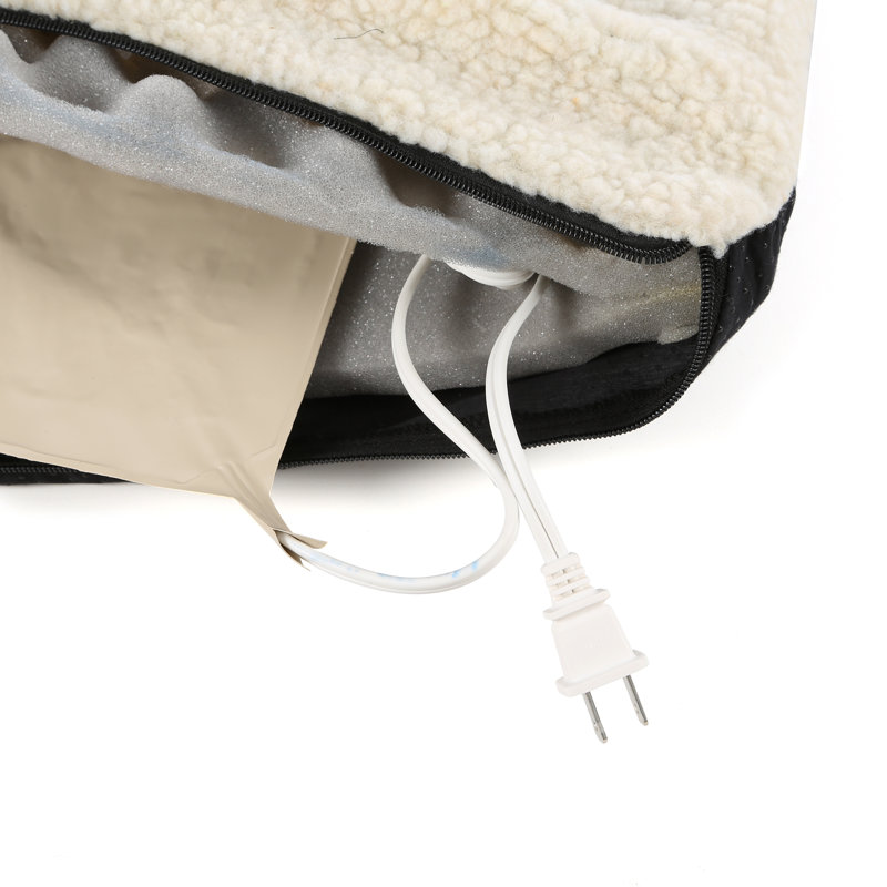 Coussin Thermo-Ortho avec fond «Stay Put», Grand (l 37 po x P 27 po x H 3 po), Gruau