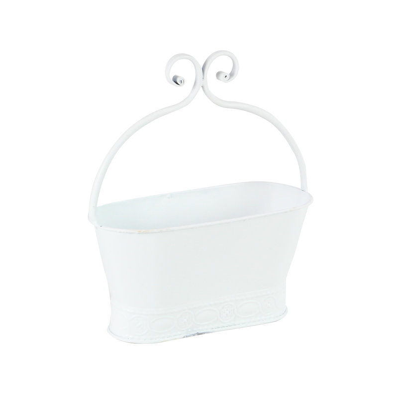 Ensemble de pots à fleurs suspendus en fer 3 pièces Vicknair