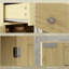 Buffet avec comptoir en bois massif HOMcom
