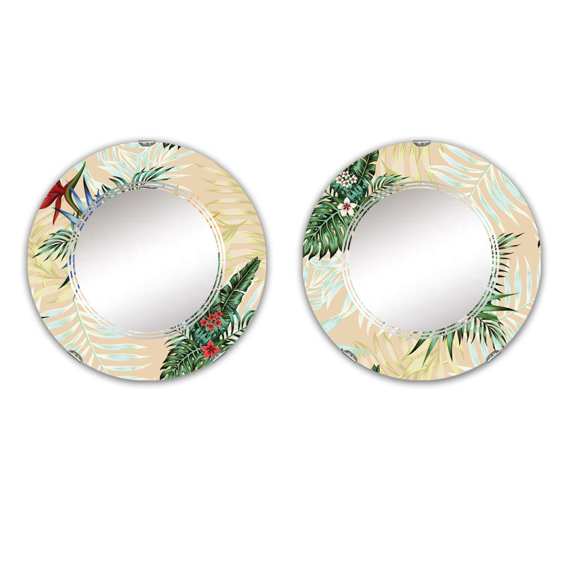 Ensemble de 2 miroirs sans cadre