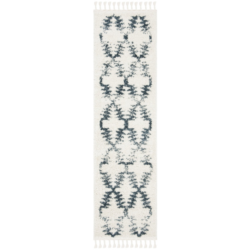 Tapis à poils longs Triplett, Tapis de couloir 2 pi 2 po x 8 pi