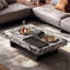 Table basse Luxury-lite rectangulaire en marbre-2077138563