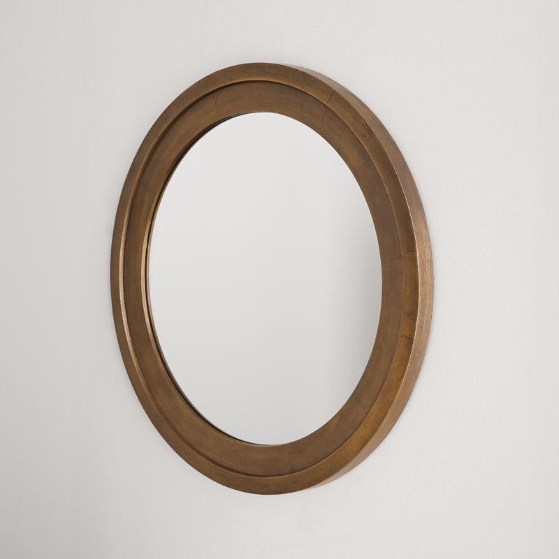 Miroir d'appoint Canto, Laiton oxydé