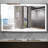 Eleen Rectangular Gold Frame Modern High Lumen Lighted LED Mirror Anti-Fog Wall Mounted Bathroom Vanity Mirror with Lights Large Dimmable Makeup Mirror Home Decor Mirror(Horizontal/Vertical)-86782371-86782369