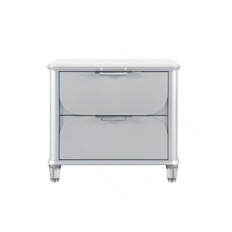 Silver Nightstand