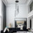 Clatterbuck 6-Light Chandelier Long High Ceiling Cluster Pendant for Hallway Staircase Remote Dimmable