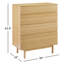 Commode haute 4 tiroirs Benji, blé