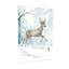 Animaux, hiver, forêt, cerf, neige, oiseau-1882085302
