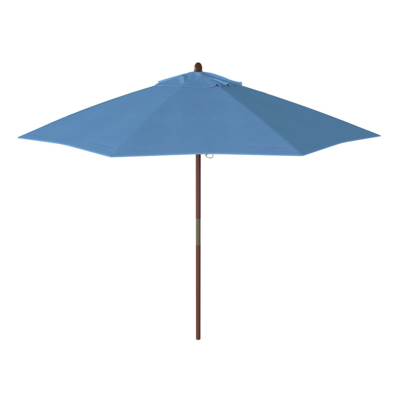 Parasols de marché 9 pi Jimerson, Canvas Cyan Sunbrella® Canvas