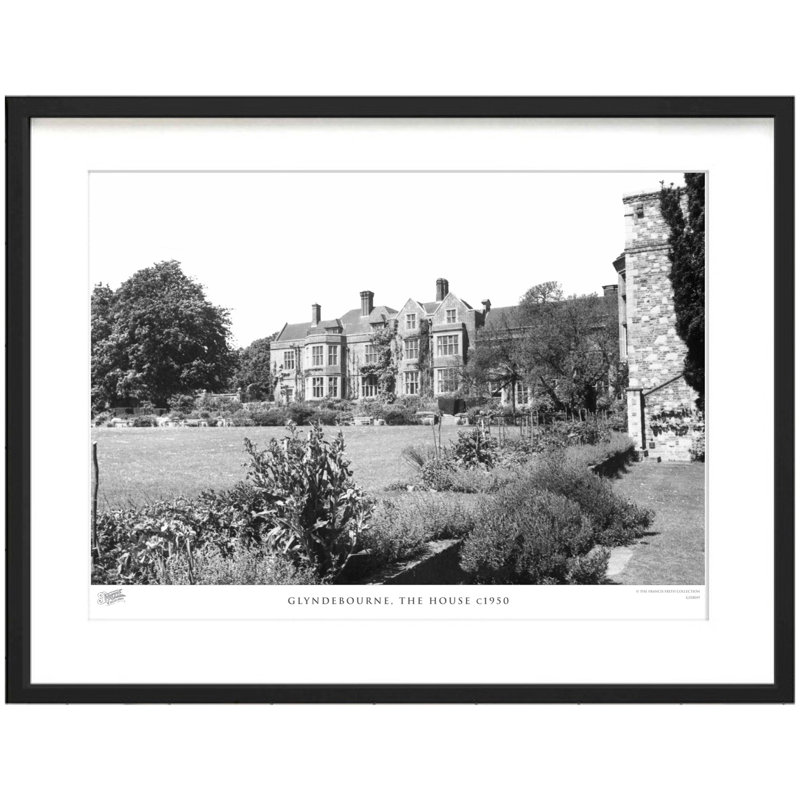 Glyndebourne, The House C1950 by Francis Frith - Single Picture Frame Print, 60cm H x 80cm W x 2.3cm D