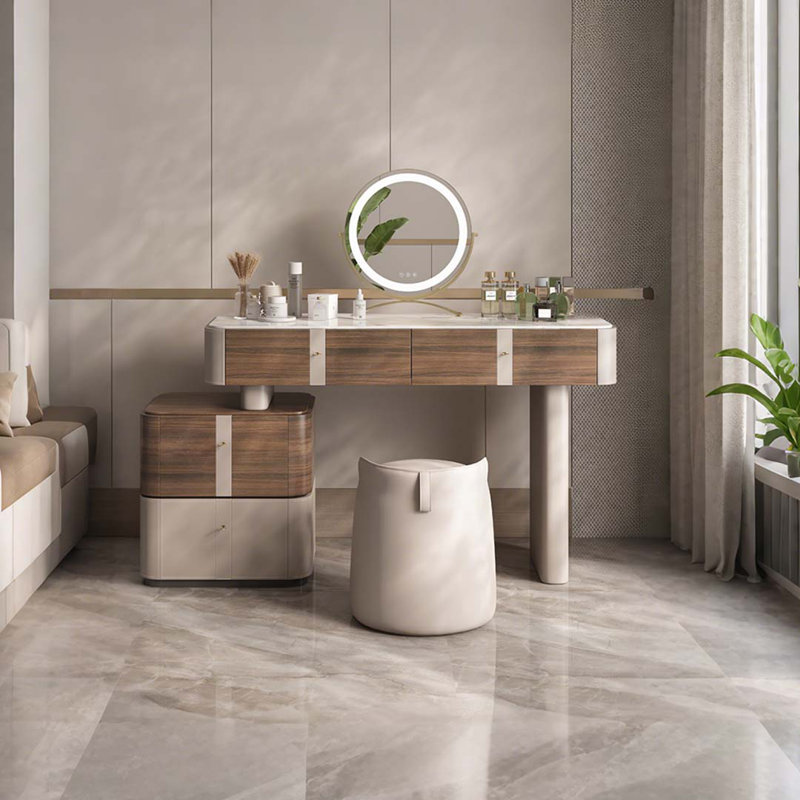47.24"Minimalist Retractable Dressing Table