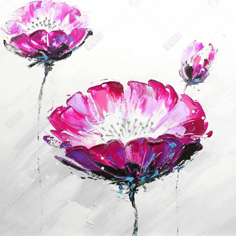 " Pink Wild Flowers "