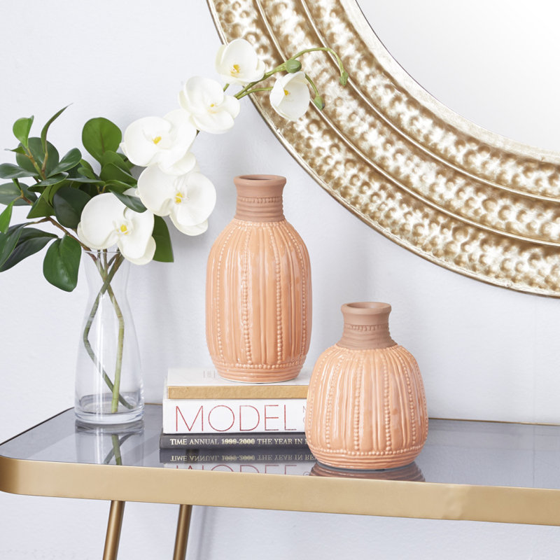 Tulipe 9.1'' Handmade Ceramic Table Vase