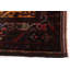 Tapis noir Teimani 3 pi 8 po x 6 pi 6 po