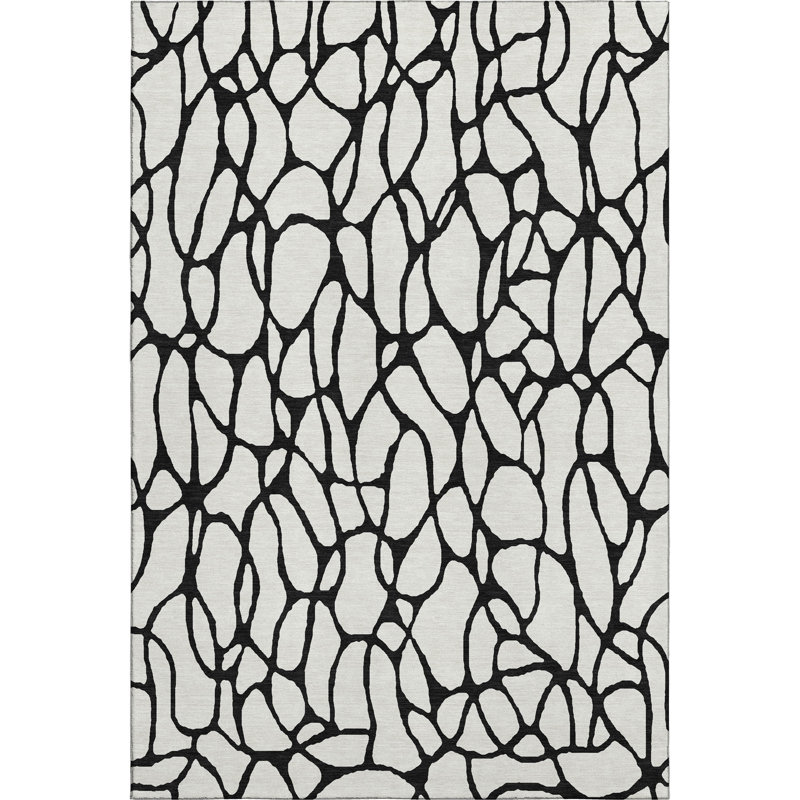 Premium Machine Washable Colmenero AMF1023 Geometric Rug, Rectangle 10' x 14'