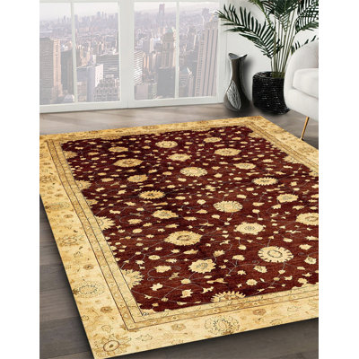 Tapis multicolore à motif abstrait Adalid