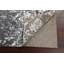 Tapis oriental délavé à motif végétal délavé noué à la main 6 x 9
