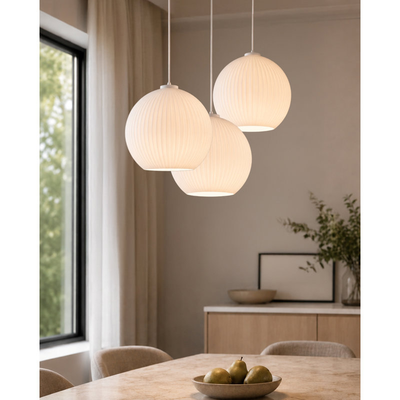 Darus 3 - Light White Cluster Pendant