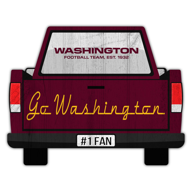 Traditional Entertainment Wall Decor, Washington Redskins