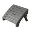 Chaise Adirondack en plastique avec repose-pieds Anette-246642432