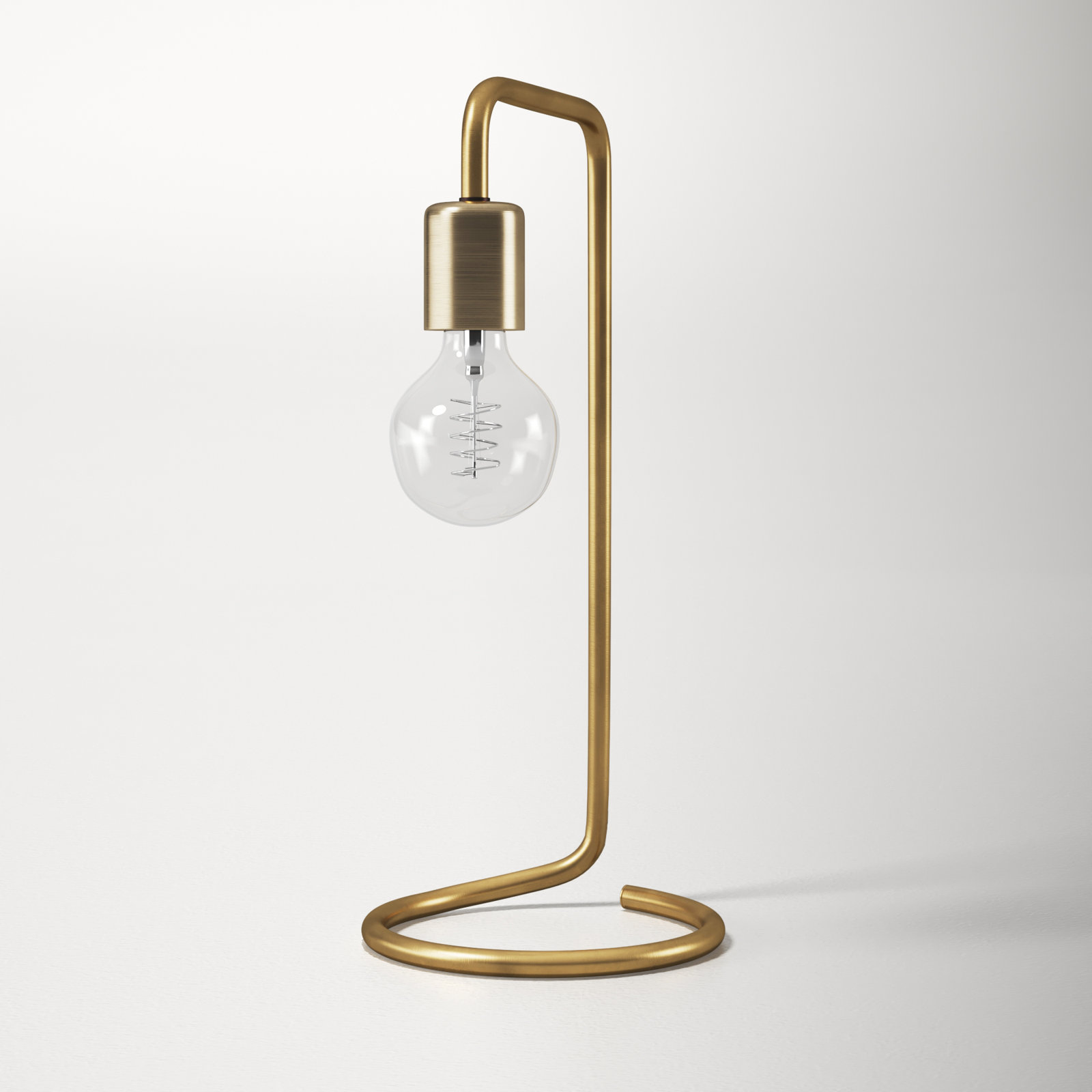 Fuse Metal Table Lamp, Antique Brass