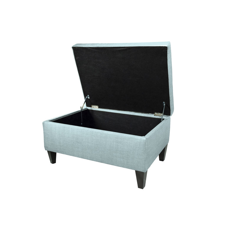 Kwong Upholstered Ottoman, SeaMist