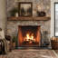 Iron Fireplace Screen