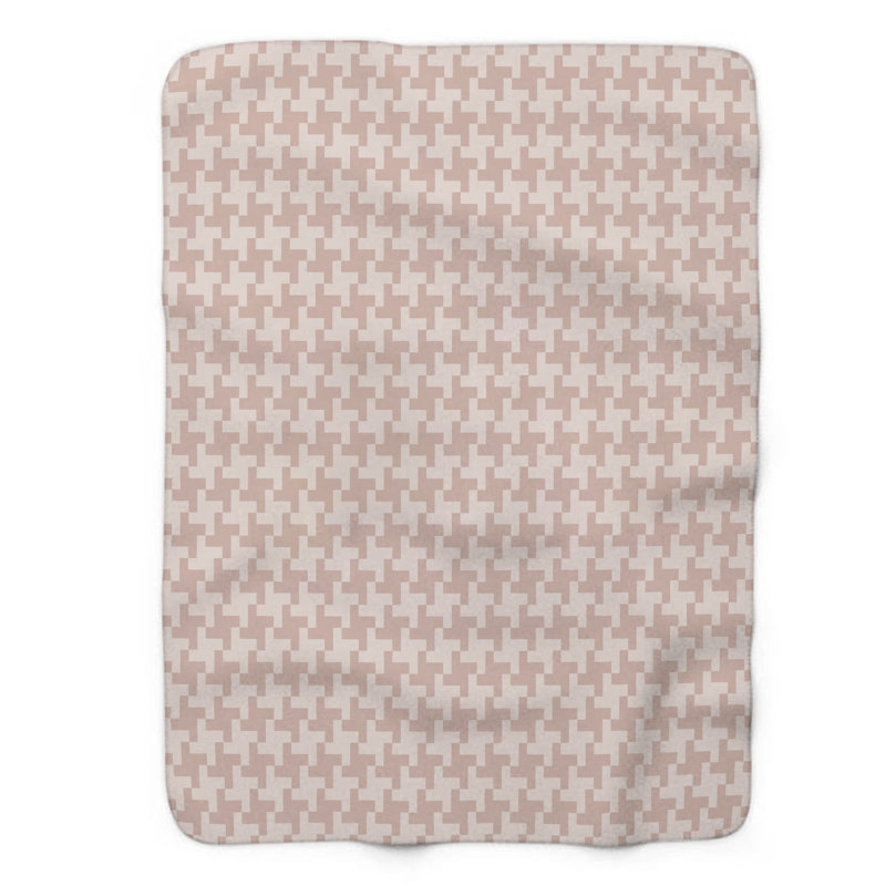 Neutral Serenity - 1 Piece Premium Sherpa Blanket, 50" W x 60" L