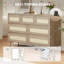 Commode en rotin 7 tiroirs