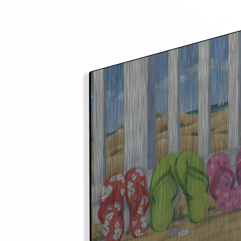 «Flip Flop Beach» par Paul Brent, H 12 po x l 16 po