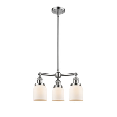 Lustre classique à 3 lumières avec abat-jour Adalbert