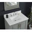 Comptoir de meuble-lavabo à quartz 31 po avec lavabo et dosseret-137153381