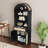 Aterlia 78.7" Arched Storage Bookcase-101404700