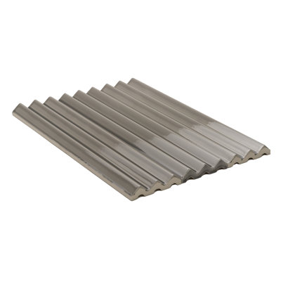 Bead 3" x 12" 3D Raised Fluted Subway Wall Tile