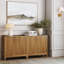 Ensemble de 2 meubles d'appoint ou meuble télé en bois massif Coggins-653562336
