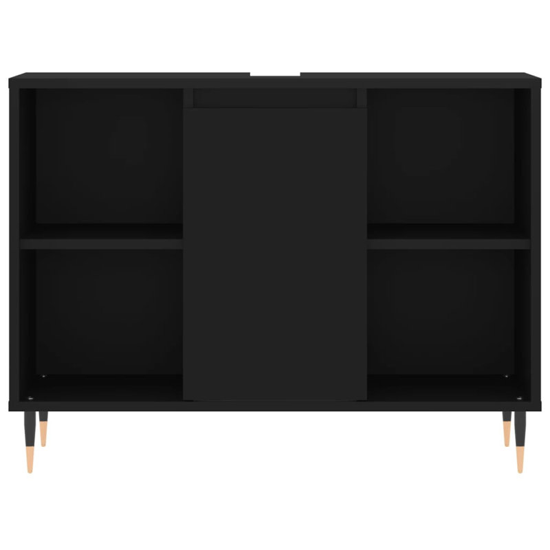 Malumbo Floor Mounted Bathroom Cabinet, Black