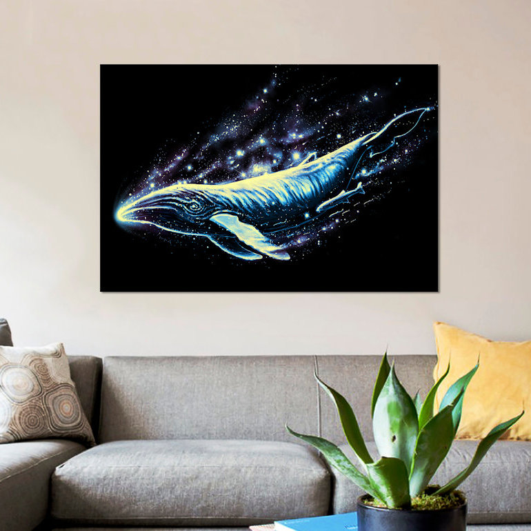 «Voyager II», impression sur toile, H 18 po x l 26 po x P 1,5 po, Toile tendue, Pas de tapis