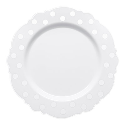 Heavy Weight Plastic Salad Plates