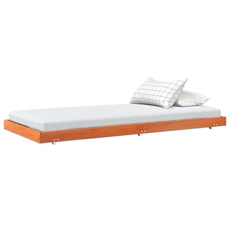 Solid Wood Pine Bed Frame Wooden Bed Base Multi Sizes, European Single (90 x 200 cm)