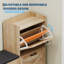 24 Pair Shoe Storage Cabinet