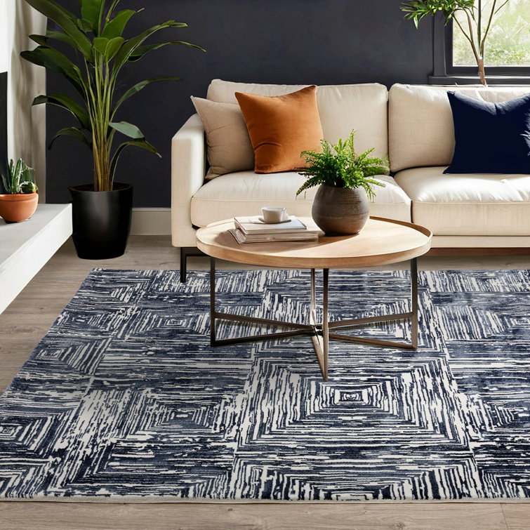 Brenetta Geometric Shapes Area Rug